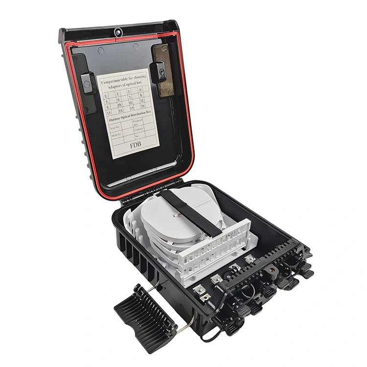 Caja CTO de distribución de fibra óptica impermeable 8FO