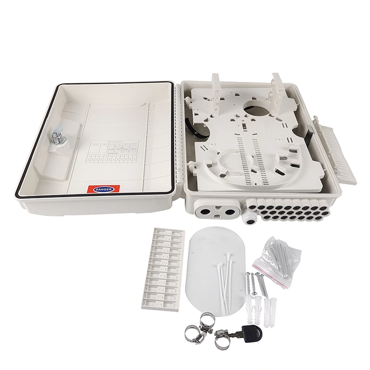 Caja de distribución FAT de fibra óptica FTTH